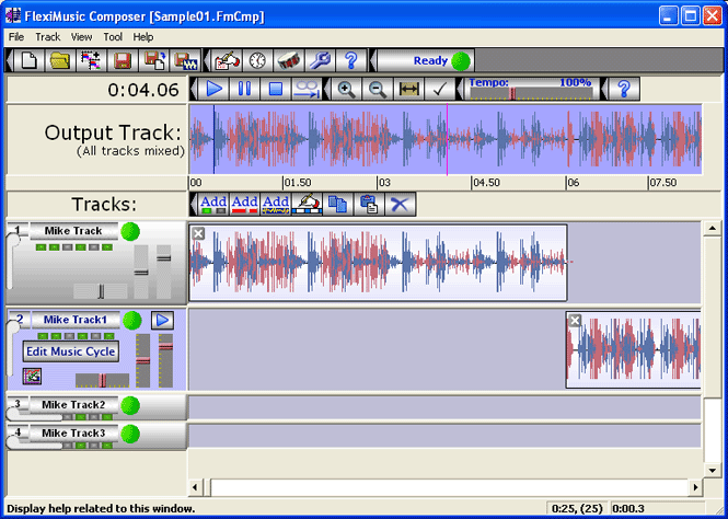 FlexiMusic Composer screenshot